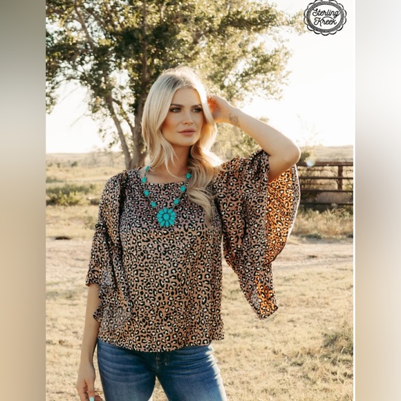 Into the Night Top - Leopard - Picture 2 of 5